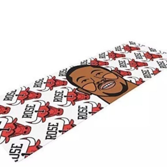 KESS InHouse Derrick Rose Chicago Bulls Yoga Mat - Picture 1 of 3